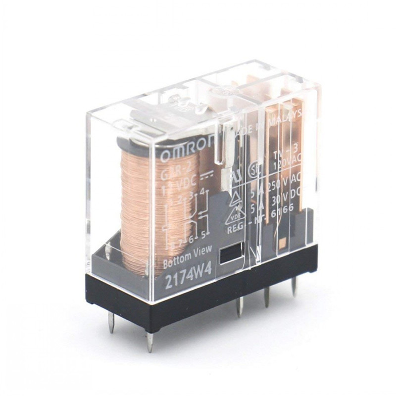 1PCS Relay G2R-2-5VDC G2R-2-12VDC G2R-2-24V G2R-2 12VDC Power Relays 5V/12V/24V 5A 8PIN