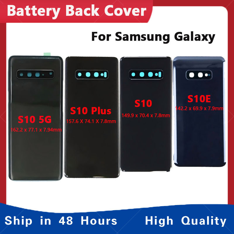 New For Samsung Galaxy S10 S10+ S10Plus S10 5G SM-G977N/B/U G9750 G9730 Back Door Replacement Batter