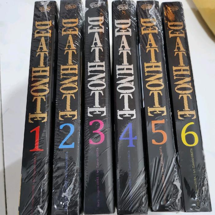 Komik Death Note New Edition set vol 1-6 segel  Bahasa Indonesia