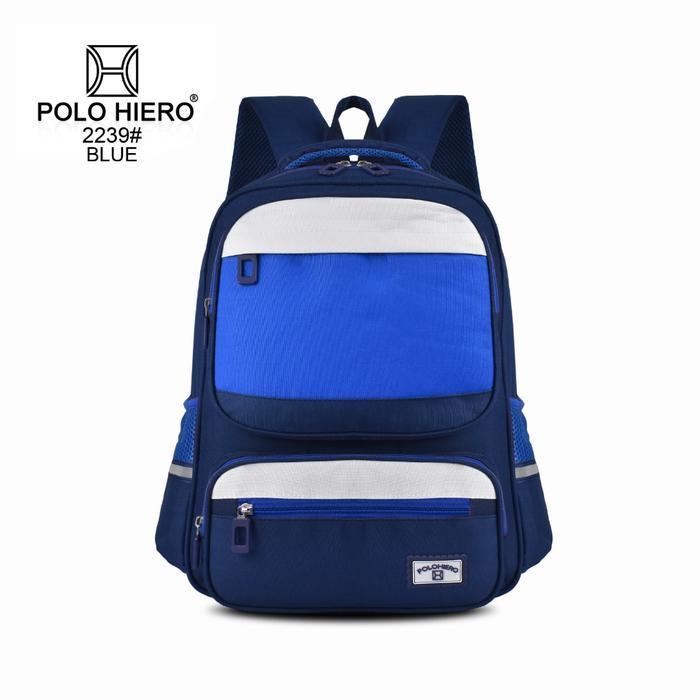 (TGS) Tas Punggung Polo Hiero 2239 Tas Sekolah Anak Laki-Laki Dan Tas Ransel Anak Perempuan Fashion 