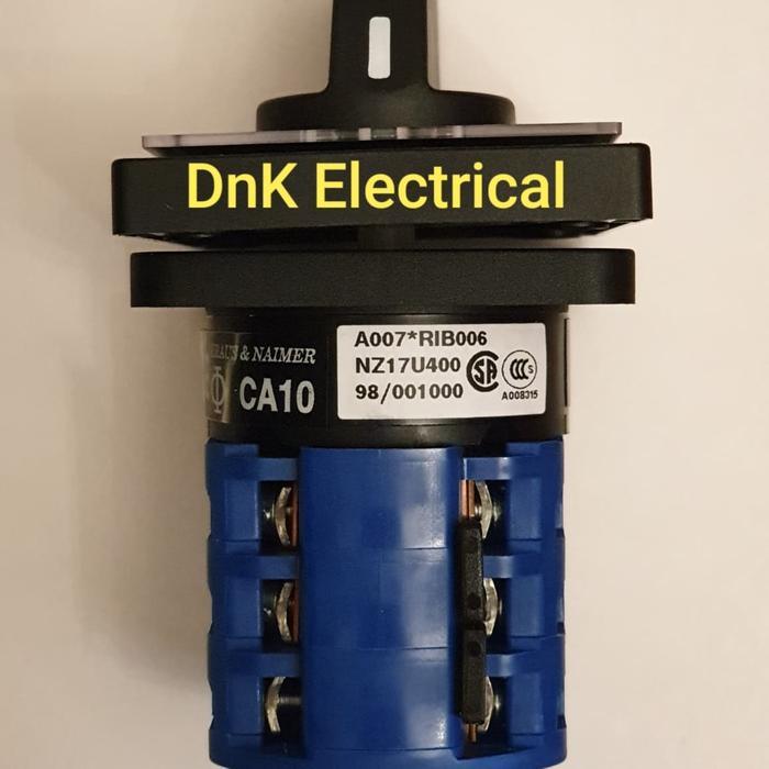 Volt Selector Switch (VSS) merk Kraus & Naimer (KN) CA10A007