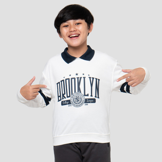 Nevada Collar Brooklyn Sweater Anak Laki-laki 123542300