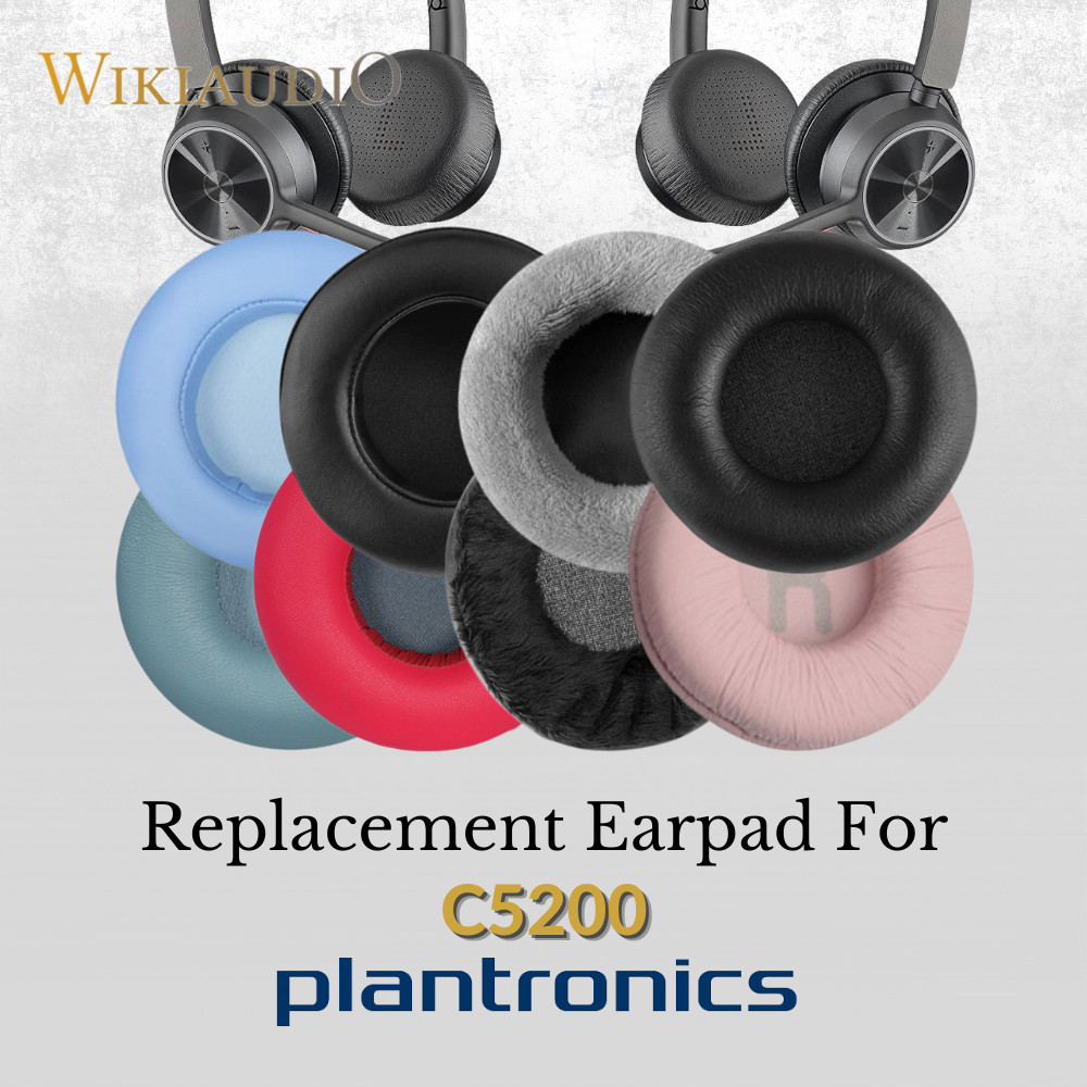 Earpad Ear Cushion Earcup Ear Pad Plantronics C5200 C 5200 C-5200 Busa Foam Bantalan
