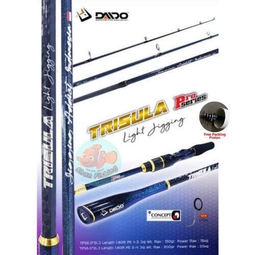 Joran Spinning Daido Trisula Light Jigging Pro Series - PE 1-3