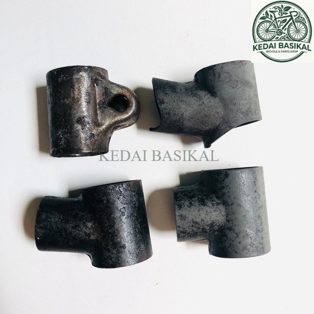[KEDAI BASIKAL] Bahan Sambungan T Rangka / Frame Sadel Atas / Bawah Mentah / Te Dalangan Sepeda Onth
