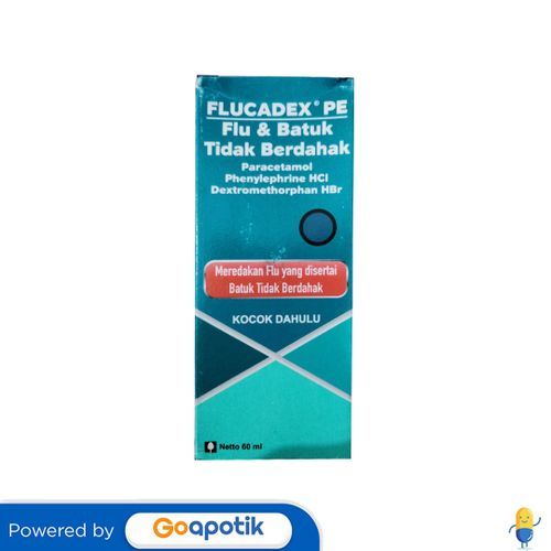 Flucadex Pe Flu & Batuk Tidak Berdahak Sirup 60 Ml