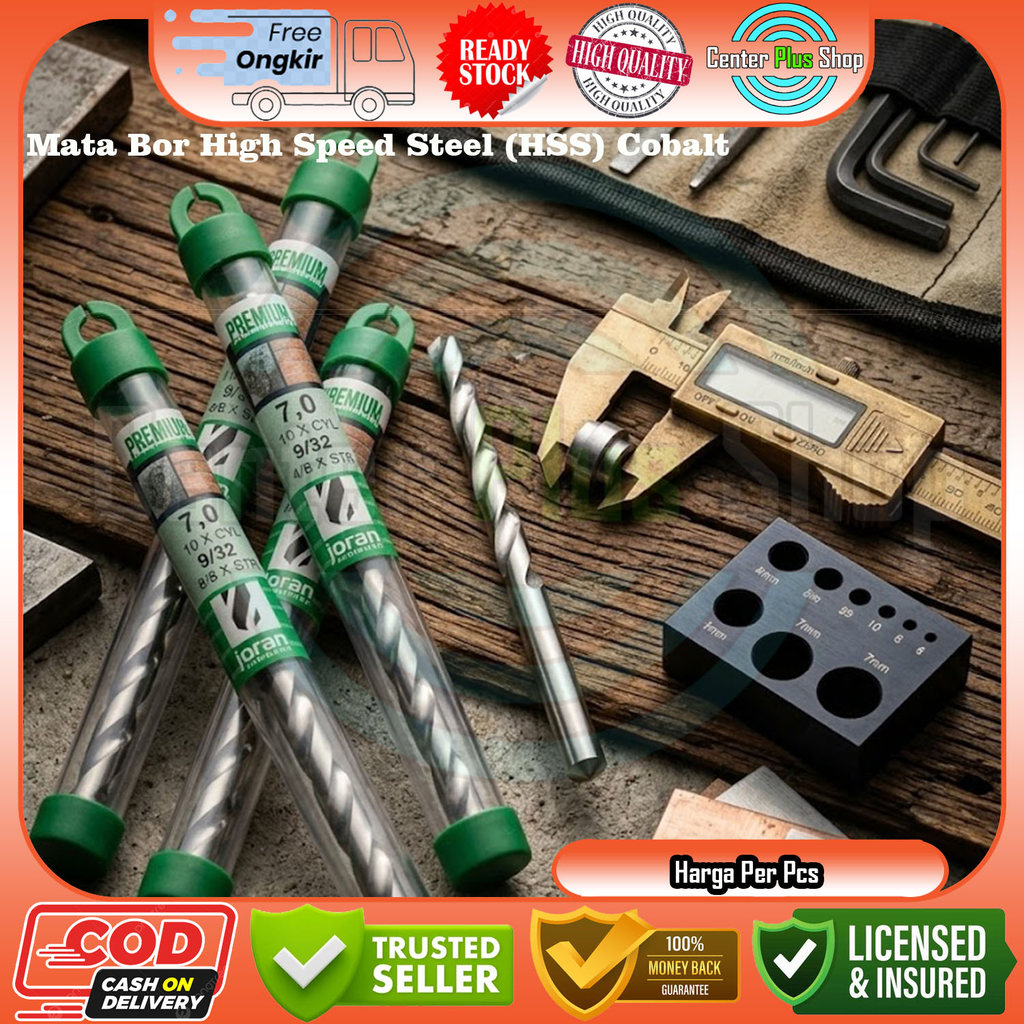 Hole Saw Stainless Stenlis Mata Bor Beton Besi Baja Joran Drill Pembuat Lubang Bobok Dinding Tembok 