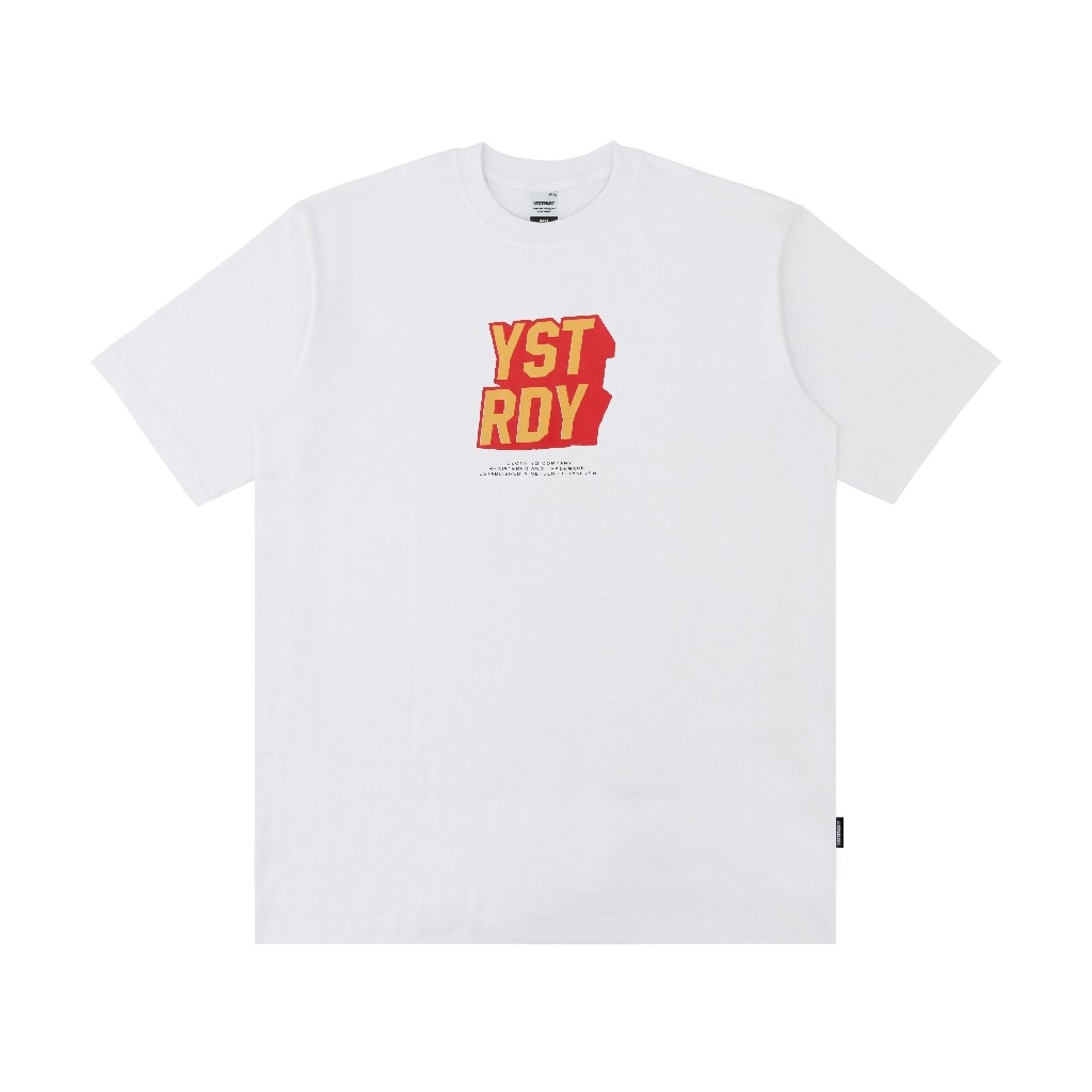 Yesterday – Baju Kaos Distro Pria Original T-Shirt Pria Cowok Keren Putih Extrude Original