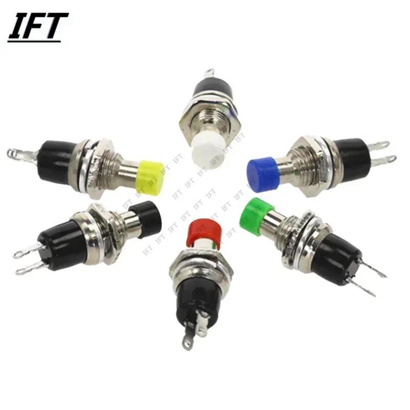 6pcs PBS-110 7MM Saklar Tombol Tekan Sementara Tekan tombol reset Saklar Tekan On Off Saklar Mikro N