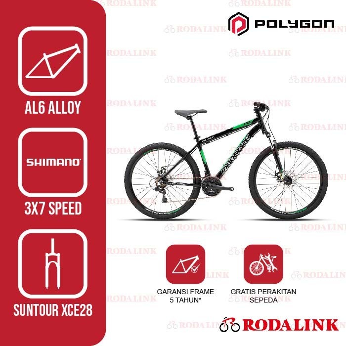 Polygon Sepeda Gunung MTB 26" Monarch M5 - Hitam
