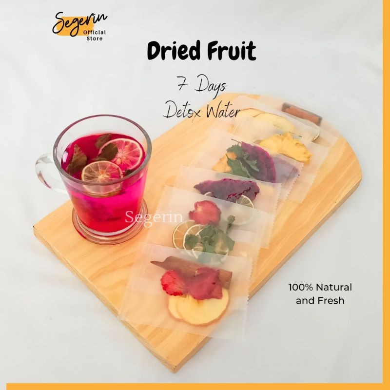 (Paket 7 Sachet) Dried Fruit - Infused Water / Buah Kering