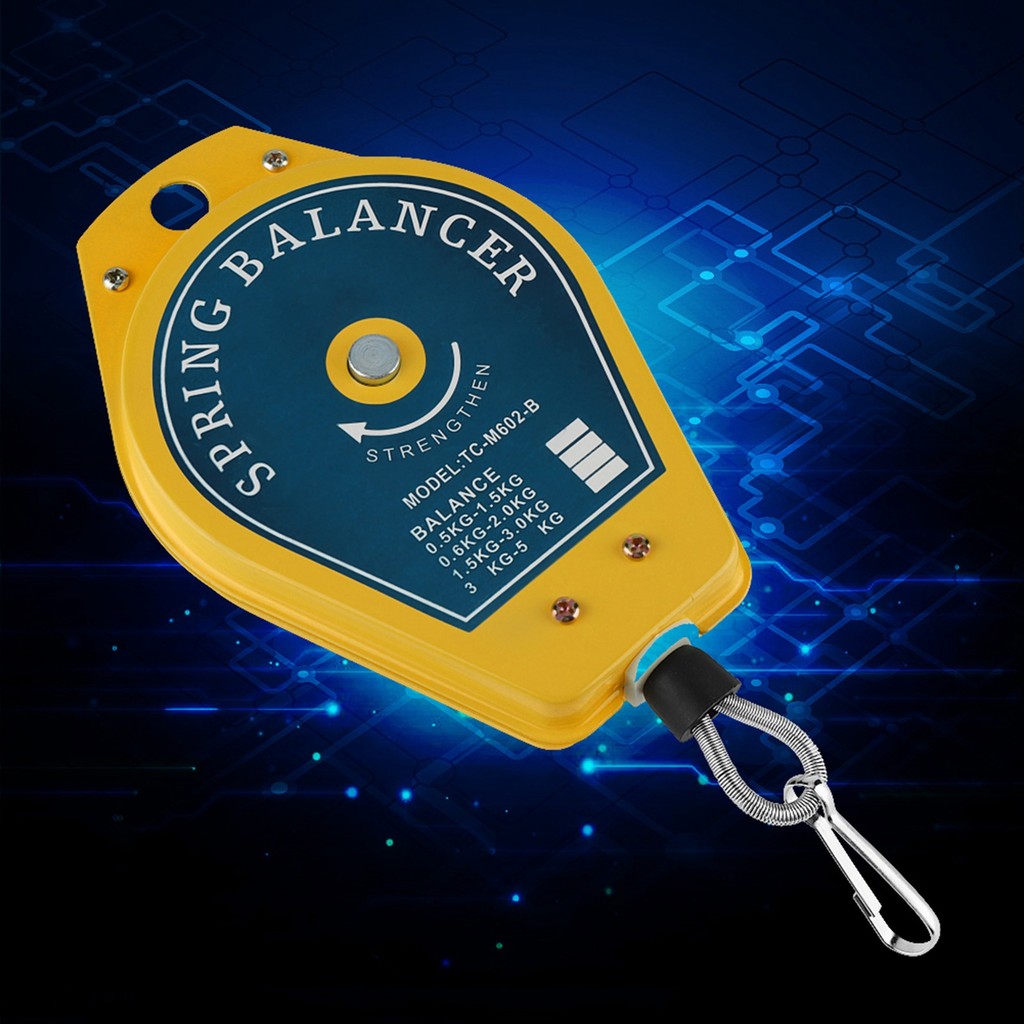 Retractable Spring Balancer Tool Fixture Holder Hanging with Fittings Accessory Spring Balancer Hang