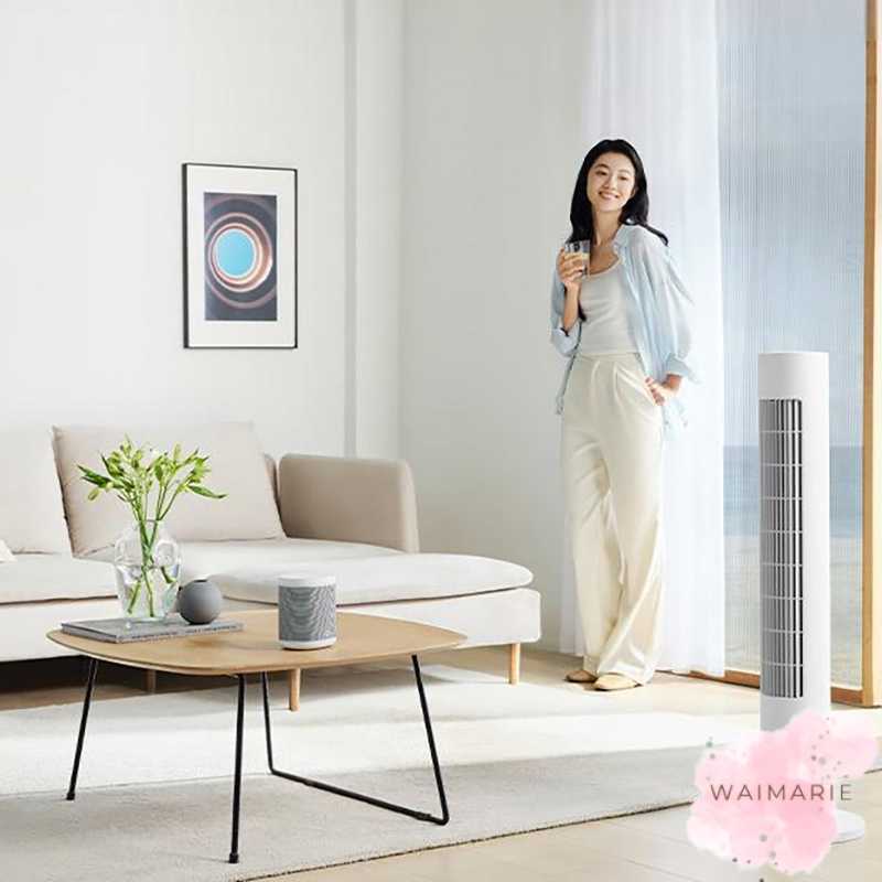 Xiaomi Mijia Kipas Angin Lantai Tower Fan Adjustable Smart App - BPTS02DM