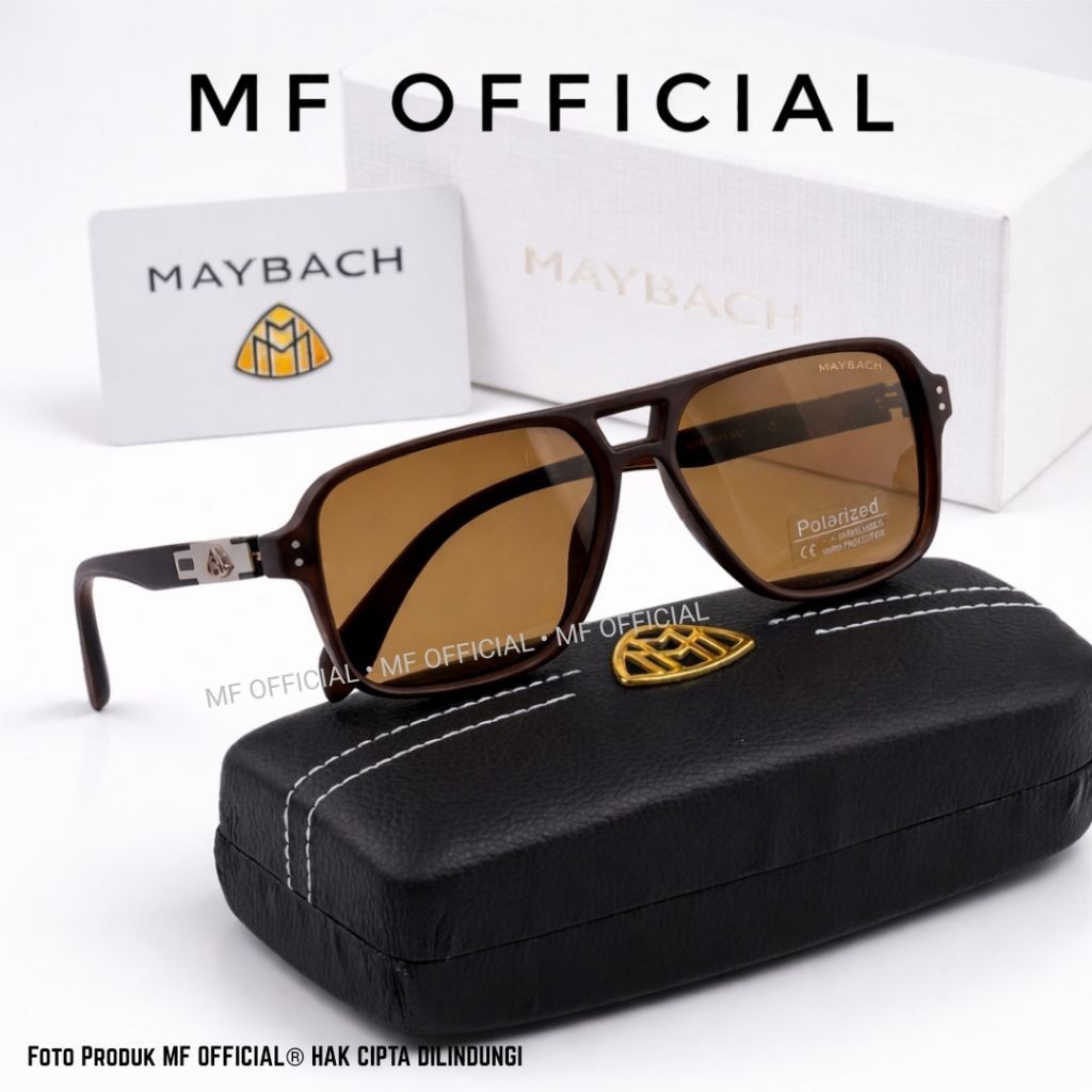 KACAMATA FASHION STYLISH MAYBACH 9902 DESAIN CESUAL LENSA ANTI UV PROTECTION PRIA WARNA GAYA TRENDY 