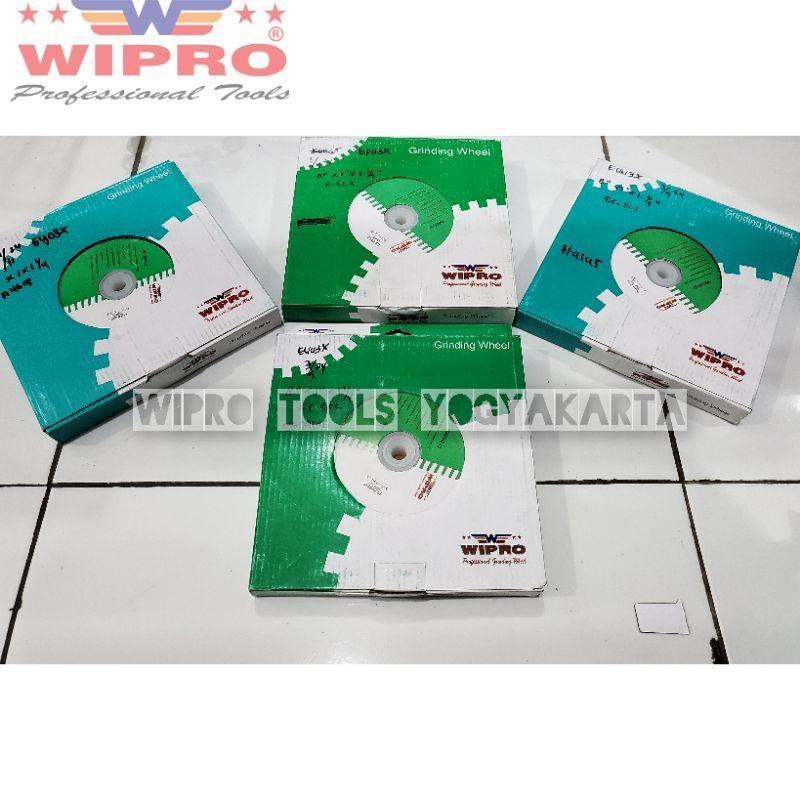 Wipro Batu Gerinda Duduk 8 Inch / Batu Gerinda Asah / Grinding Wheel 8"×1×1¼