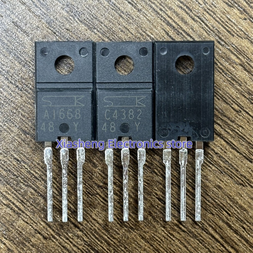 New Original 5Pairs 2SA1668 A1668 + 2SC4382 C4382 TO220F Power Amplifier Transistor Powerful Transis