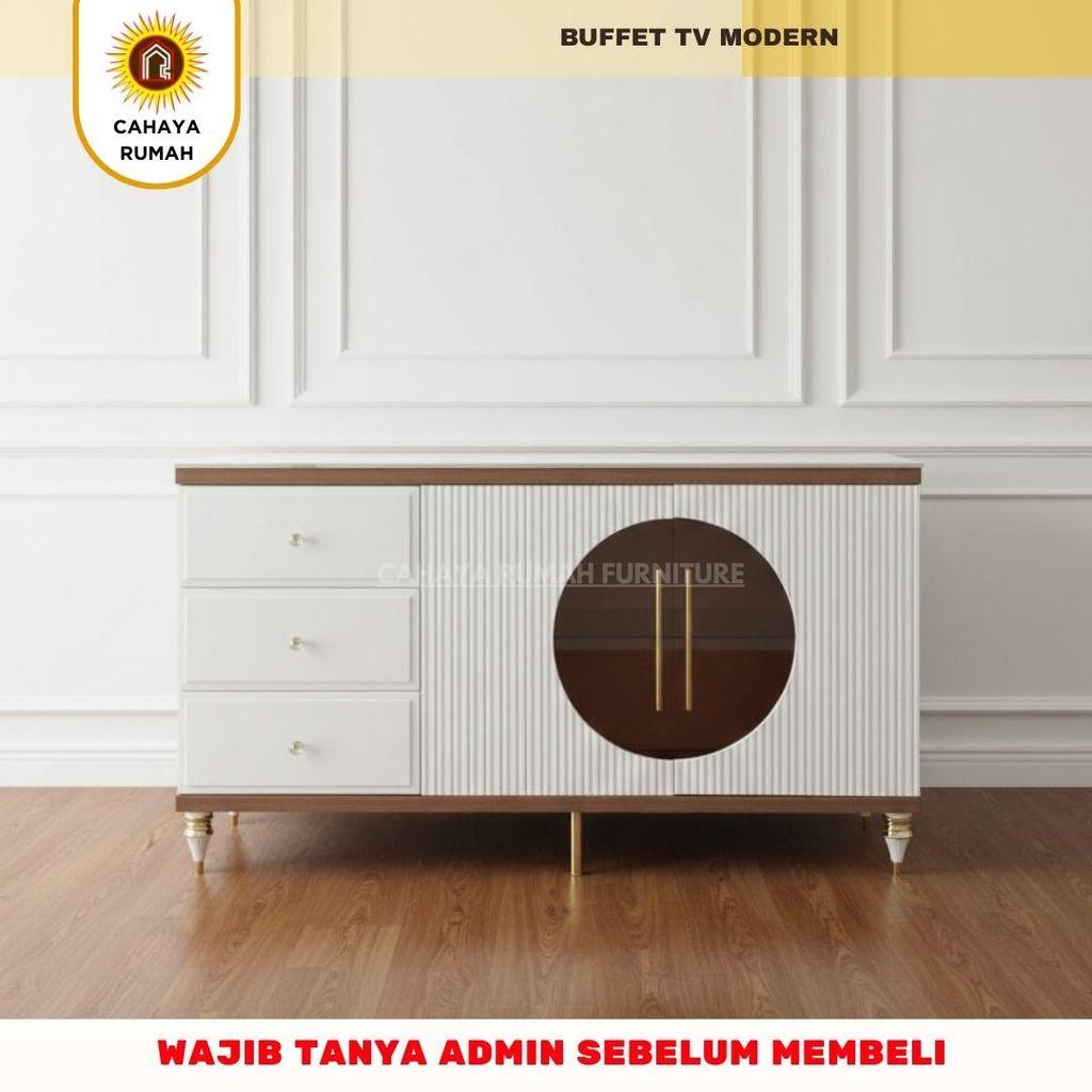 Cahaya Rumah/Buffet Estetik Modern / Buffet tv / Meja Tv/ Meja Kecil/ Meja Tamu