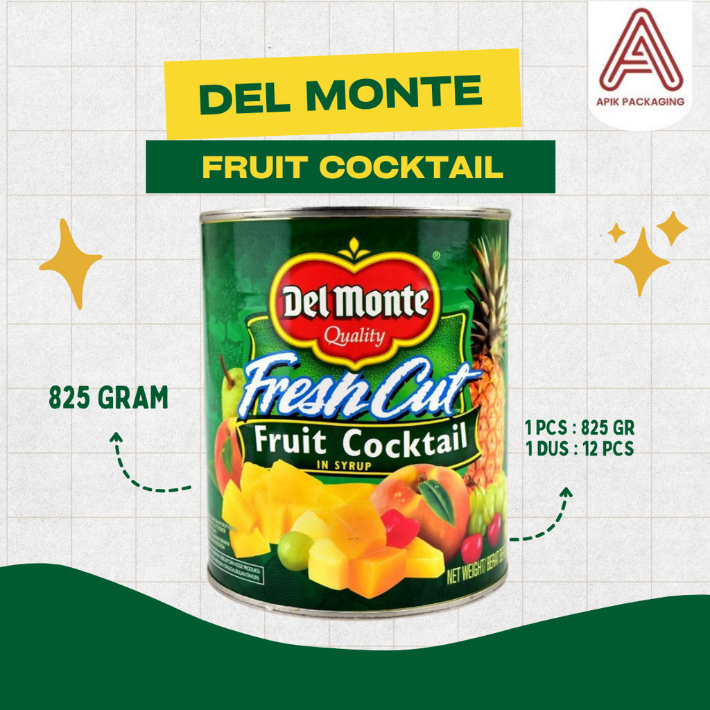 Del Monte Fruit Cocktail 825gr – Buah Kaleng Mix Fruit Merk Del Monte