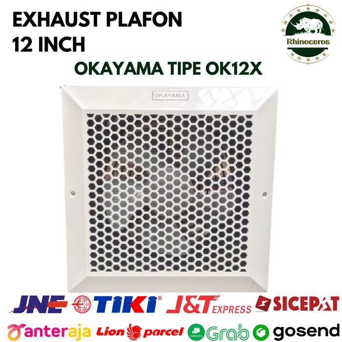 EleganMode1 Exhaust Fan Plafon 10 Inchi Kipas Plafon 10 Inch Kipas Blower Hexos Angin Hisap Kipas Ka