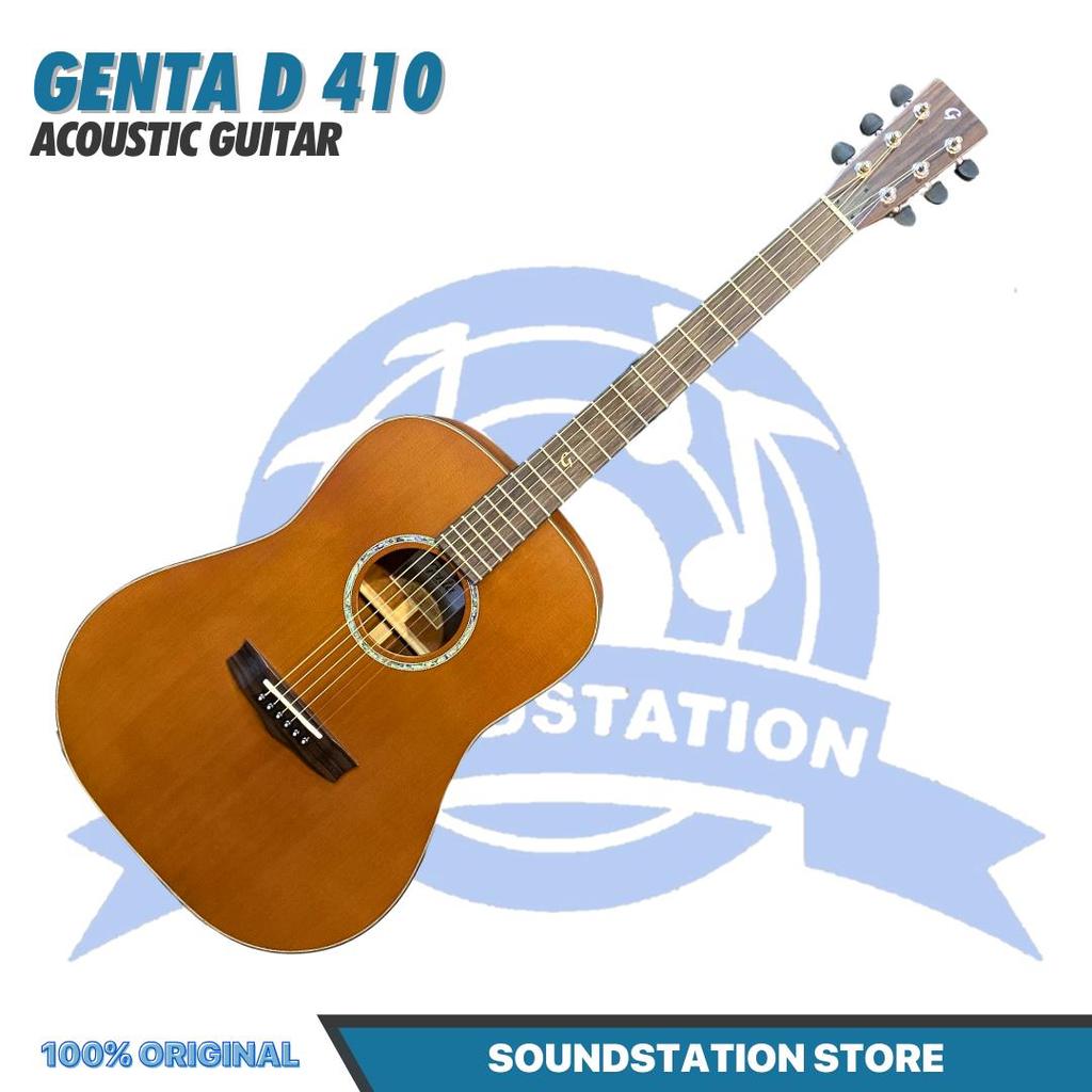 Genta D 410 Acoustic Guitar - Gitar Akustik Genta D410 Original Asli