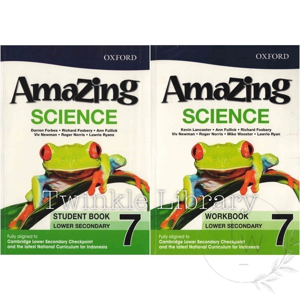 BUKU CETAK Amazing Science Lower Secondary 7 Student Book / Workbook (Lower Secondary Checkpoint) | 