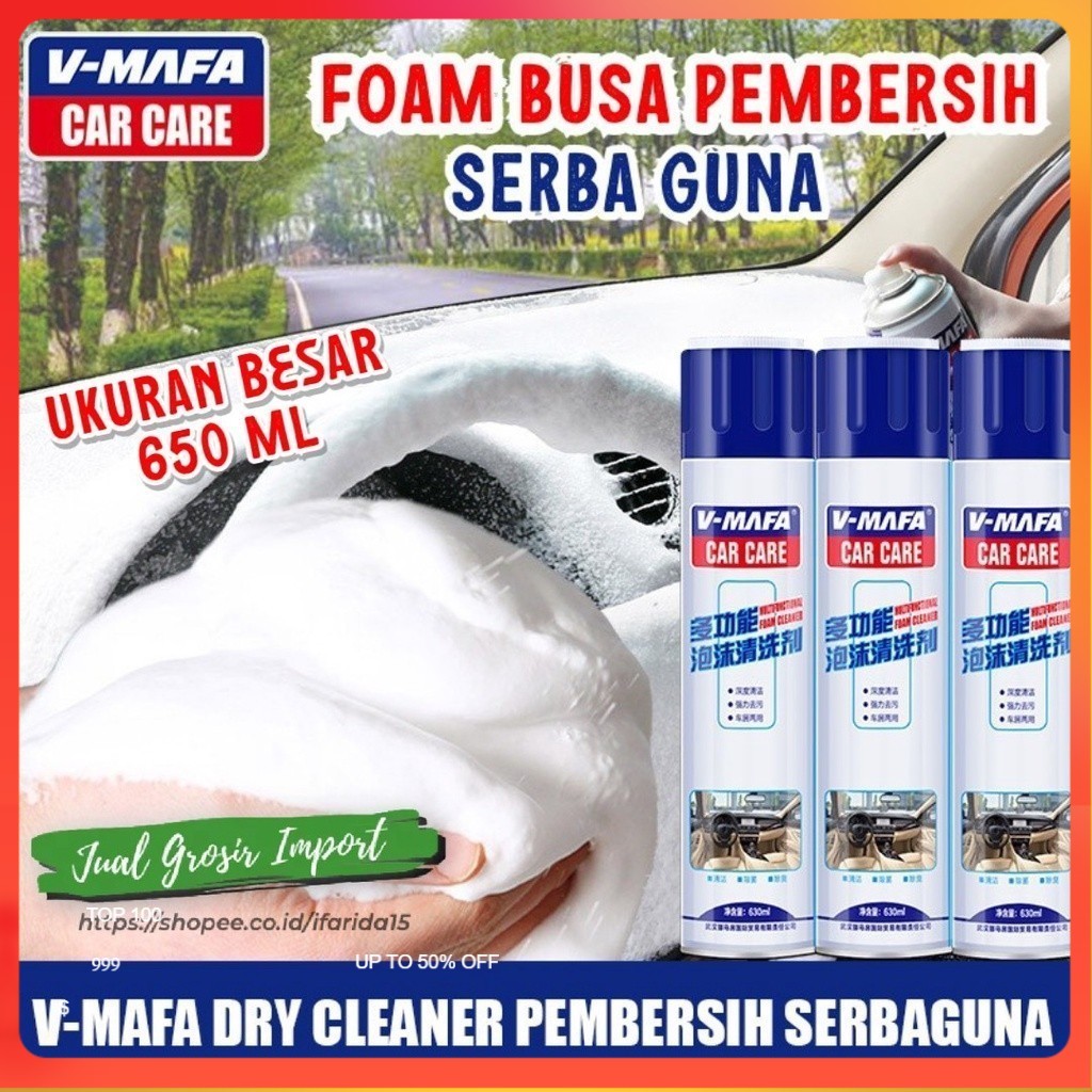Foam Cleaner Multifungsi Pembersih interior mobil/Multifunctional foam cleaner/Car foam cleaning/Dry
