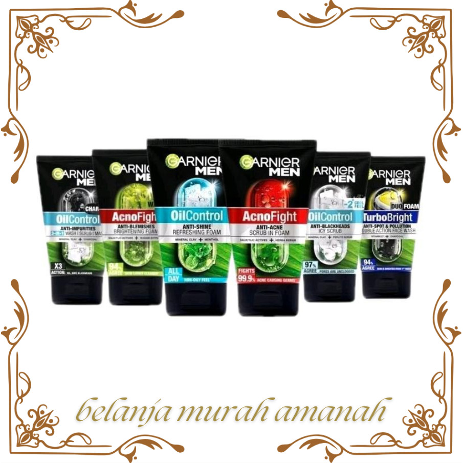 Garnier Men 100ml Sabun Cuci Muka Pria Garnier
