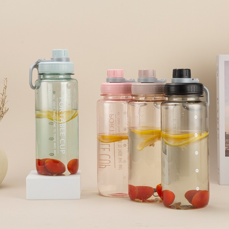 BOTOL MINUM 1 LITER PORTABLE CUP BPA FREE / BOTOL MINUM 1000ML / BOTOL OLAH RAGA KANTOR SEKOLAH PORT