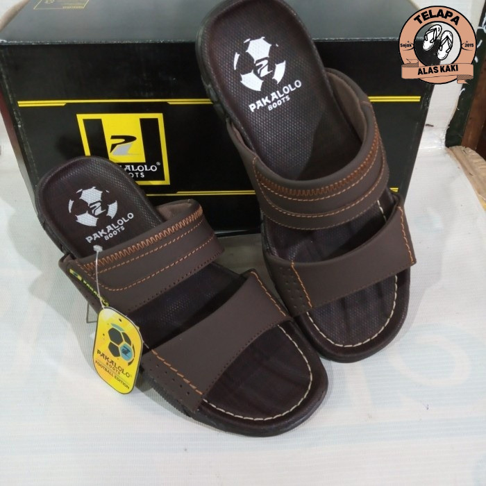 PROMO  Sandal Kulit Pria Asli Pakalolo Sandal Slop Original