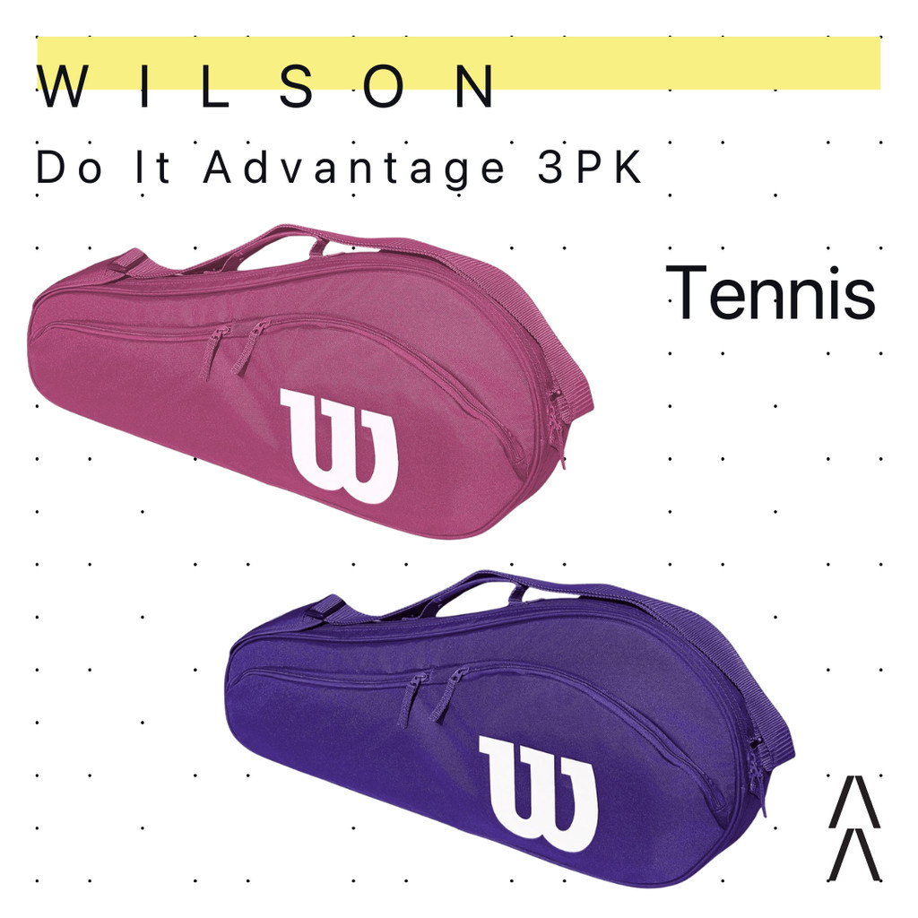 Wilson Do It Advantage Bag 2025 3R - Tas Padel Tenis - Tenis Racket Bag/Tenis Bag