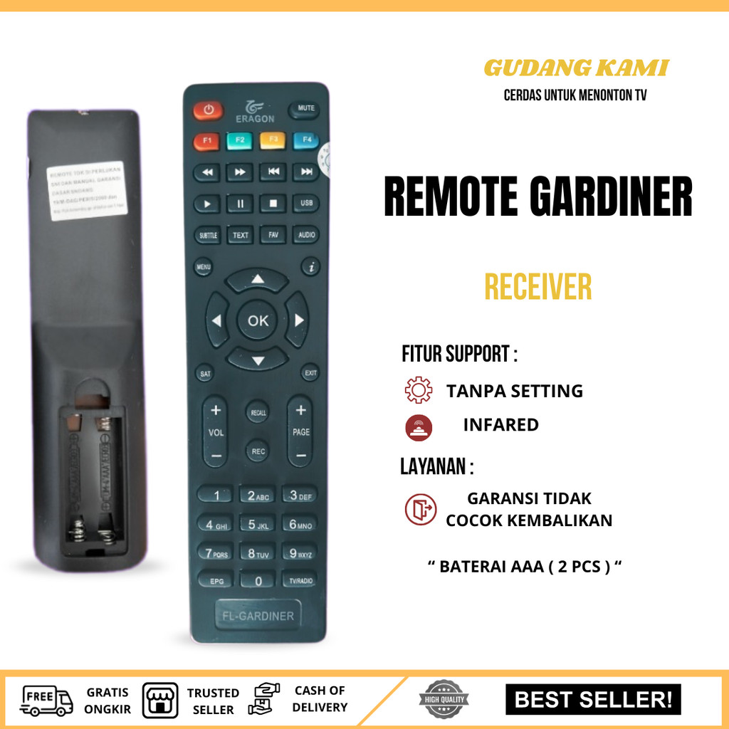 Remote Remot receiver FL-Kvision Gardiner/Optus Oracle Visat Hd/remote Parabola Gardiner Oracle