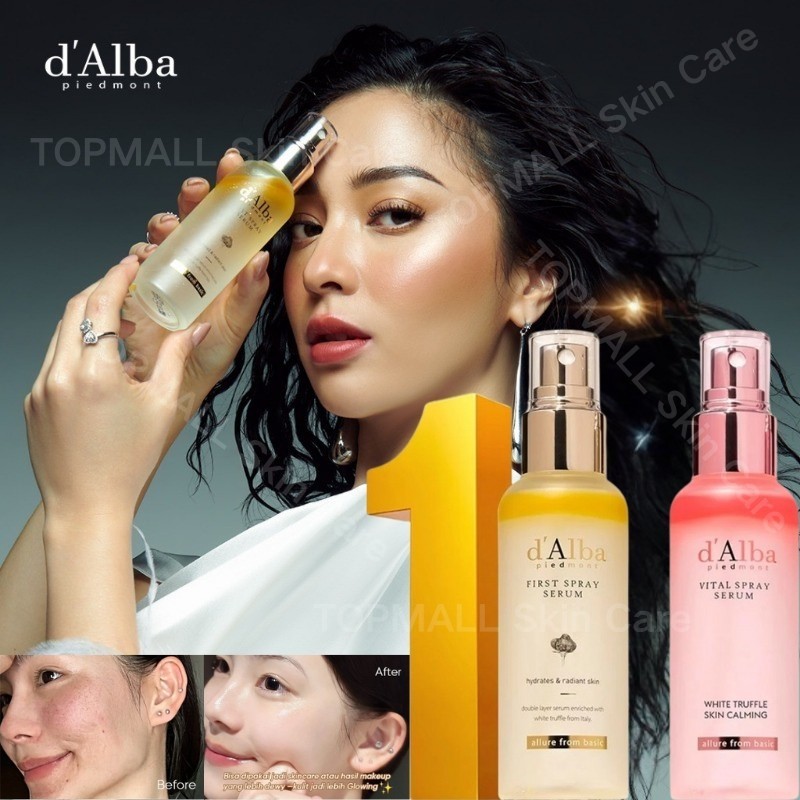 D'ALBA White Truffle First Spray Serum 100ml D’Alba First Spray Serum Kuning / Spray Serum D’Alba / 