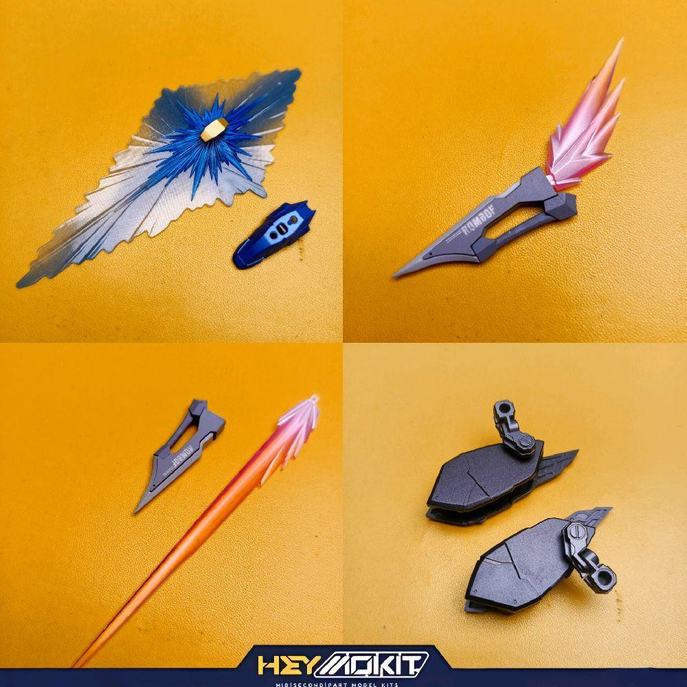 MG 1/100 DESTINY GUNDAM 8828 PART SHIELD EFFECT BEAM BOOMERANG CONNECTOR WEAPON NON BANDAI MODELKIT