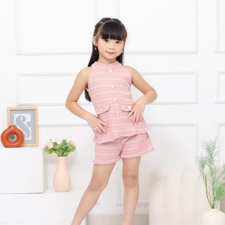 KEENAN LONAIRE KIDS 59250# - Emily Kids Set , Setelan Lucu Anak, Fashion Anak