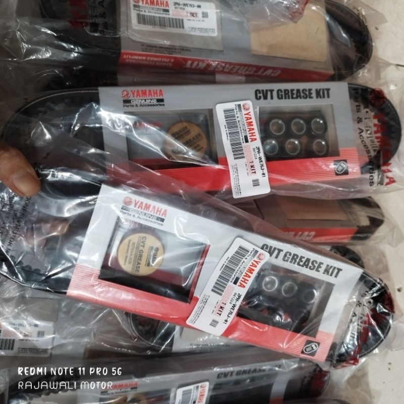 2PH-WE76J-01 vanbelt set 2ph mio 125, mio m3 Yamaha original