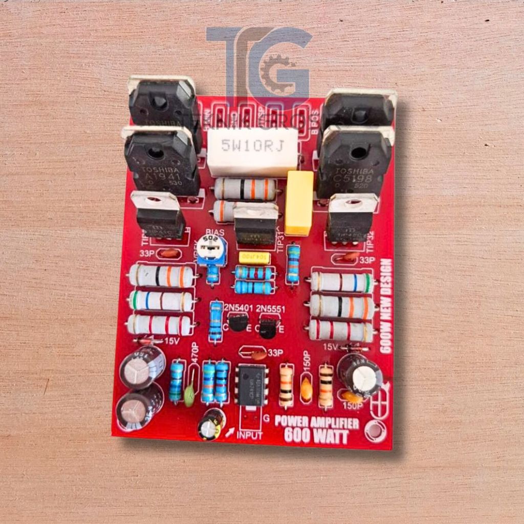 KIT Driver Amplifier 600W Mono Dengan Trimpot Bias Untuk Ampli Rakitan Daya Tinggi
