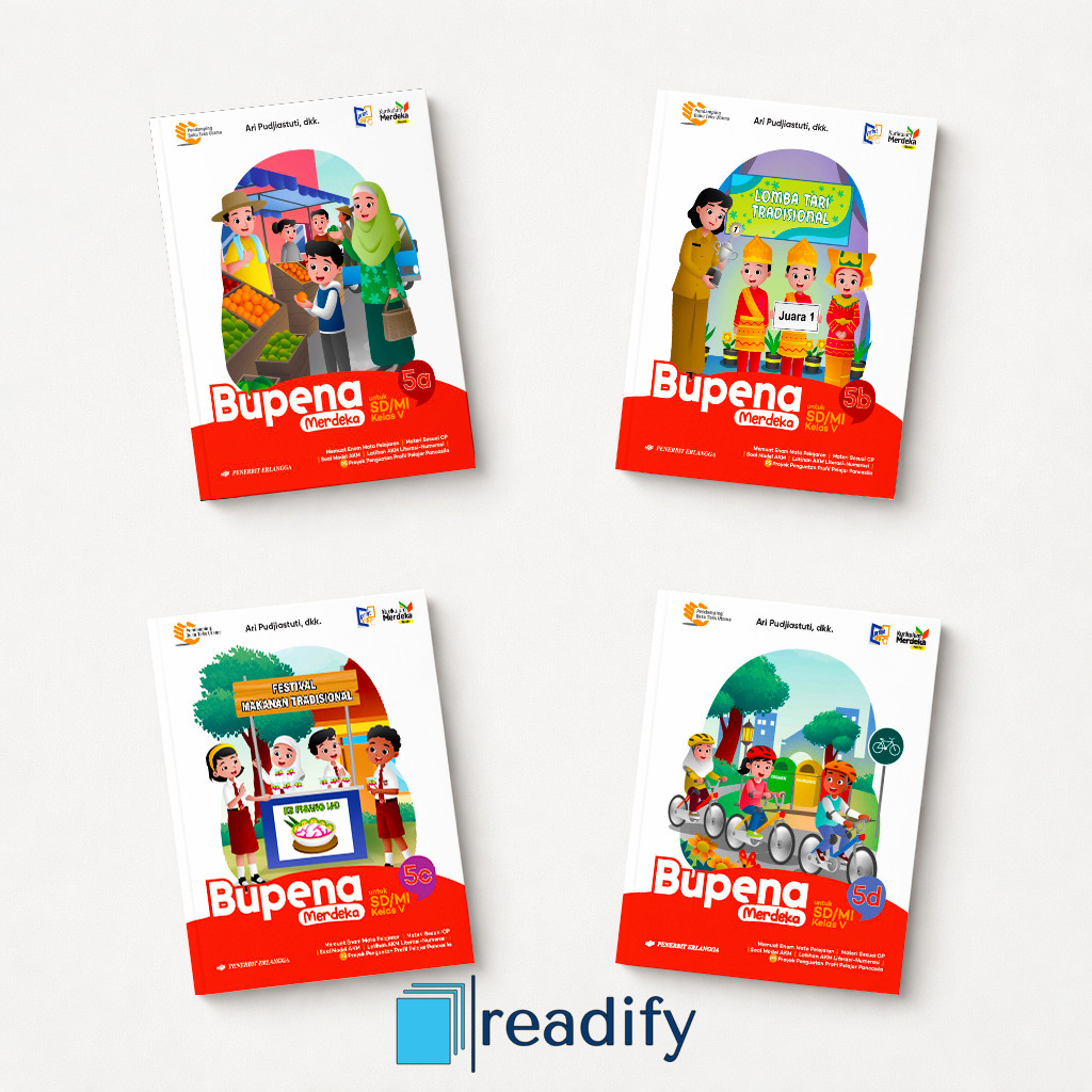 Bupena Kelas 5 Revisi SD/MI Erlangga Kurikulum Merdeka Revisi Terbaru