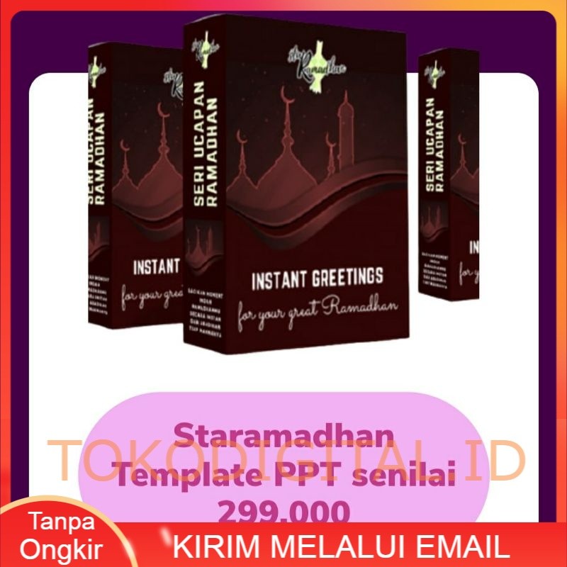 Star RAMADHAN 2021 PLR TEMPLATE DESAIN VIDEO FOTO ISLAMI PPT POWERPOINT PELUANG USAHA TOOL BISNIS- T
