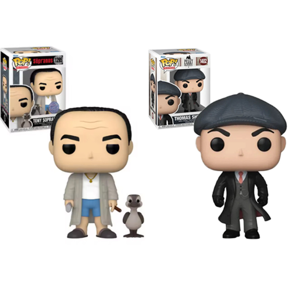 Funko Television Sopranos Tony with Duck #1295 Peaky Blinders Thomas Shelby #1402 Pops Action Figure