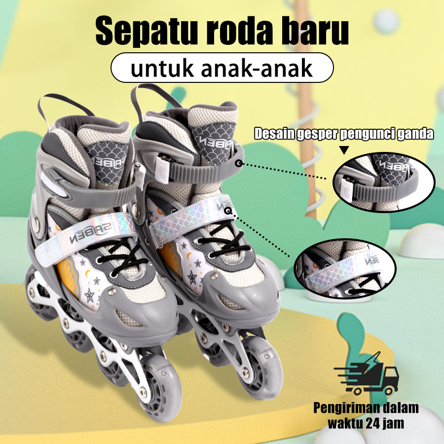 MTG - sepatu roda anak / sepatu roda anak perempuan roda 4 sepatu roda anak perempuan 5 tahun