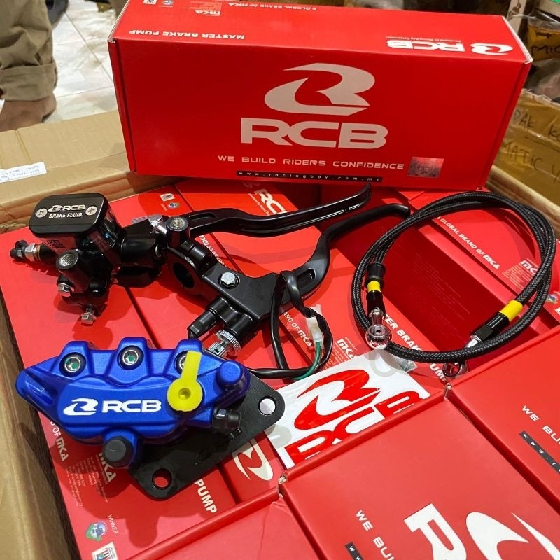 paket set pengeriman RCB paket set master rem RCB E3 set kaliper RCB original RCB universal