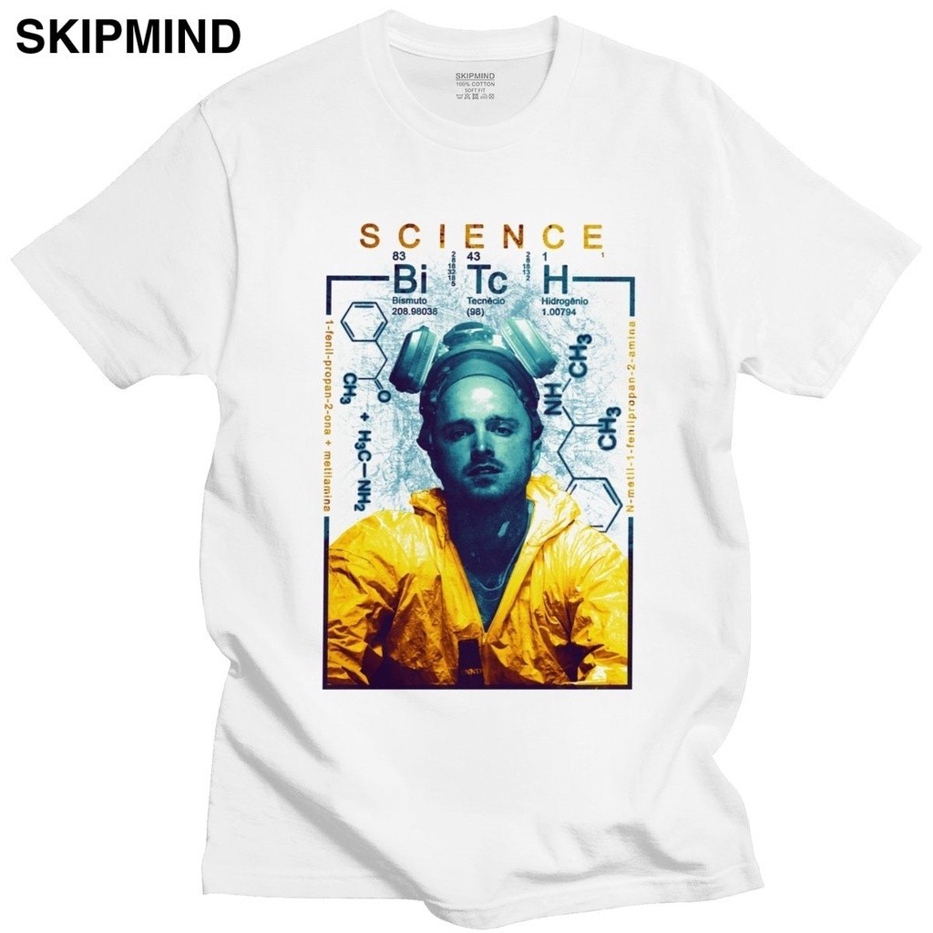 . [Available]Fashion Breaking Bad Jesse Pinkman T Shirt Men Short Sleeved Heisenberg T-Shirt Casual 