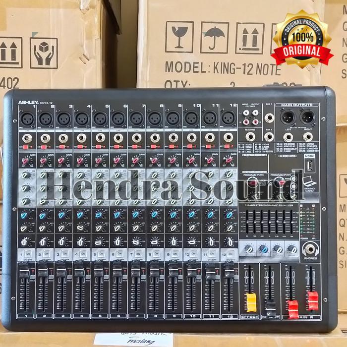 MIXER AUDIO ASHLEY ONYX 12 ONYX12 Original