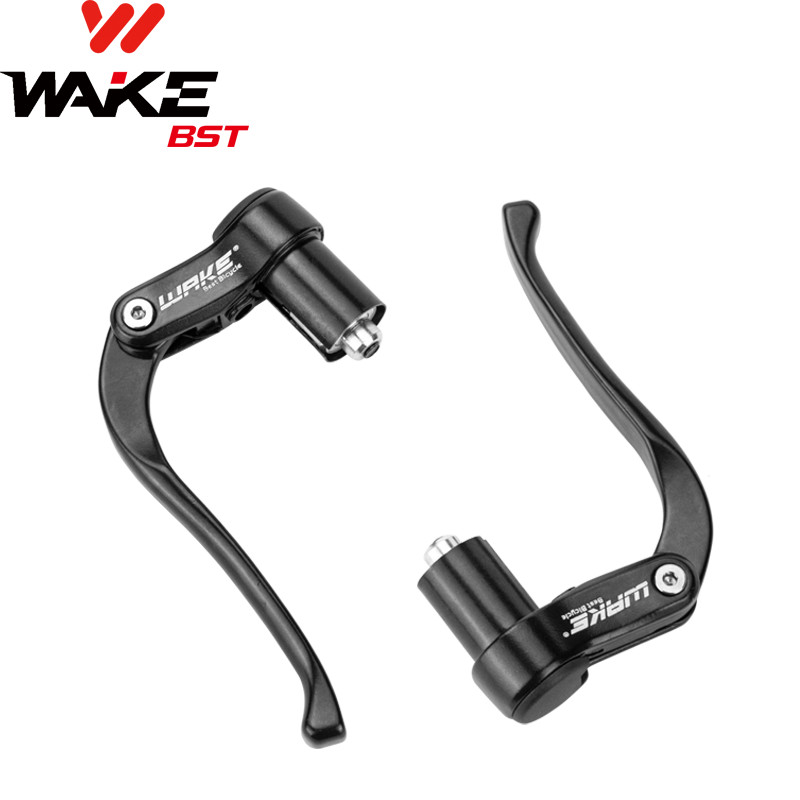 Wake Bike Brake Levers End Built in Road TT Aerobar Bar Base 3 Fingers Aluminium Alloy Sports Bicycl