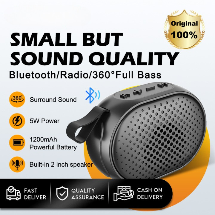 Speaker Bluetooth Pemanggil Burung Ruak Ruak Mini Super Bass Music Box Full Bass Portabel Wireless O
