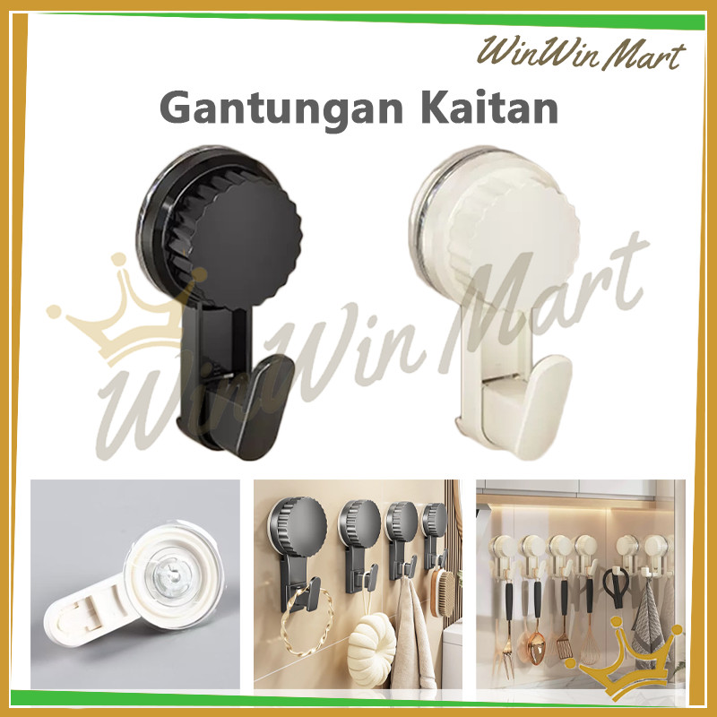 Hook Plastic Suction gantungan serbaguna Hook Suction Cup Hook