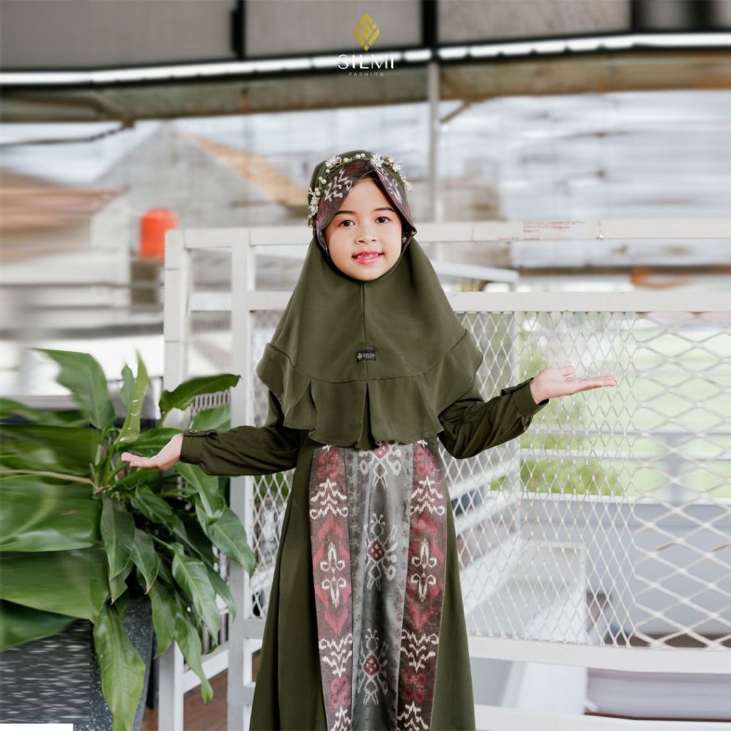 Baju Lebaran Gamis Anak Perempuan Remaja Terbaru  2026 OOTD Korean Style
