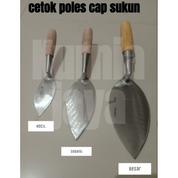 TERBAGUS Cetok Poles Cap Sukun Gagang Kayu Ukuran Besar