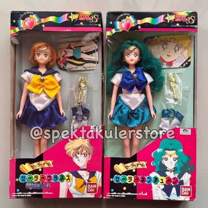 Bundle Boneka Sailor Moon Doll - Sailor Uranus & Sailor Neptune (Original Bandai)