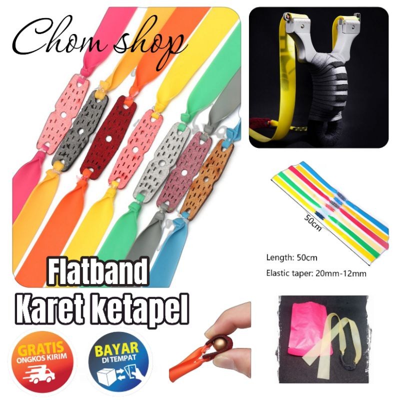 karet ketapel/flatband/ketapel